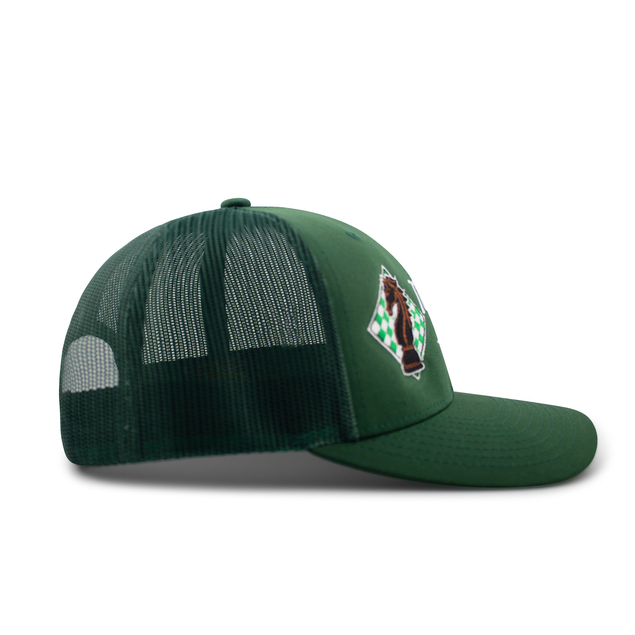 Retro 6 Panel Trucker Evergreen