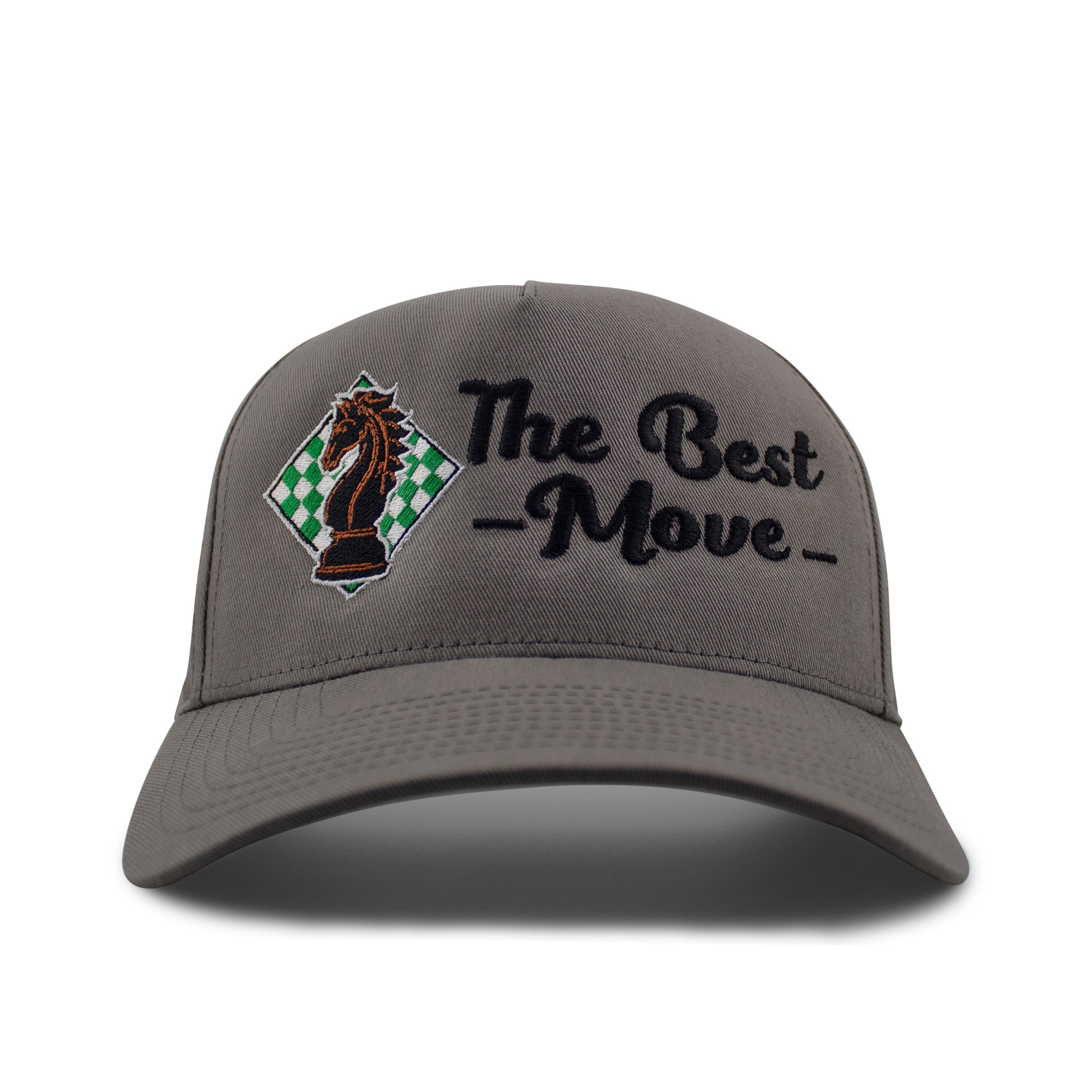 Retro 5 Panel Snapback Grey