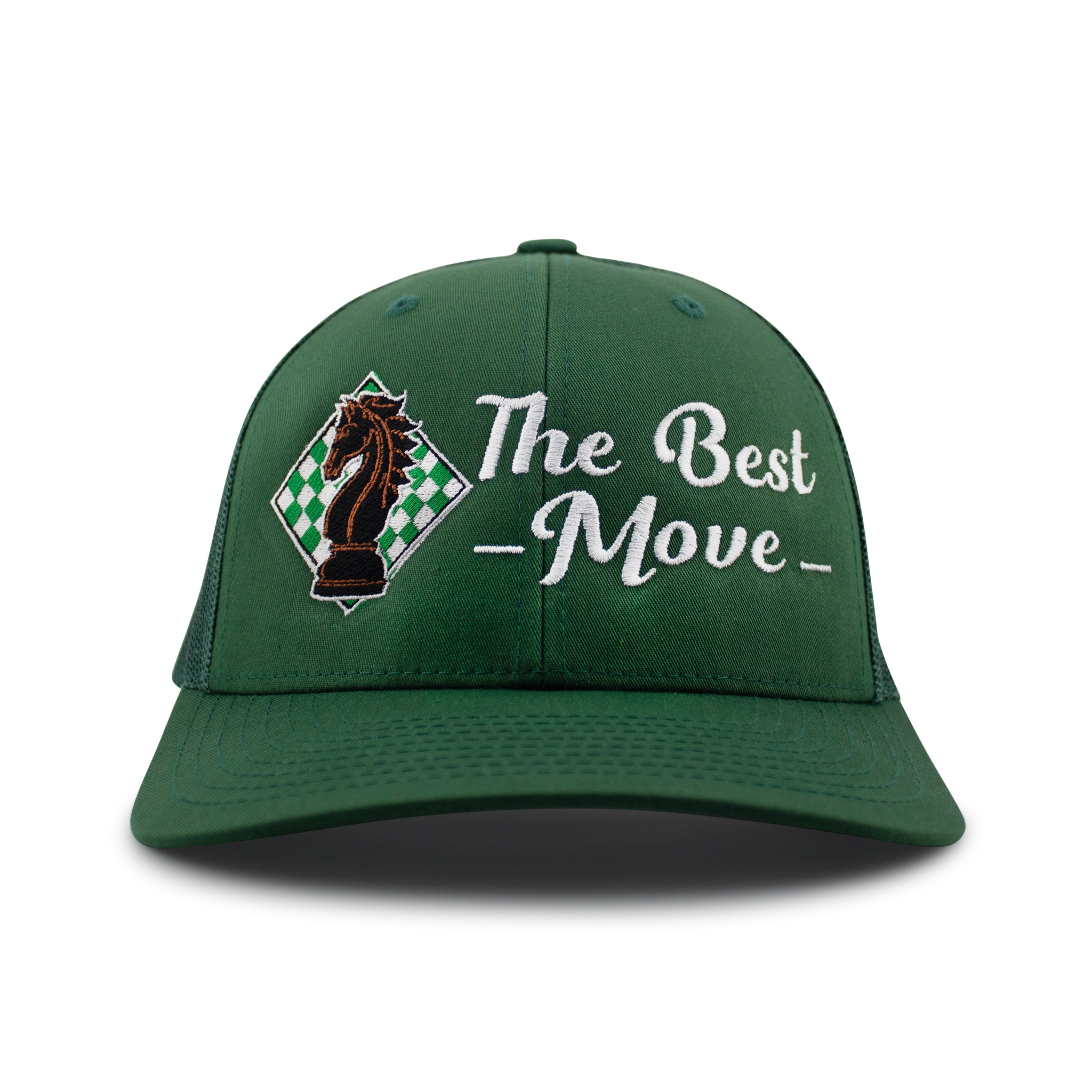 Retro 6 Panel Trucker Evergreen