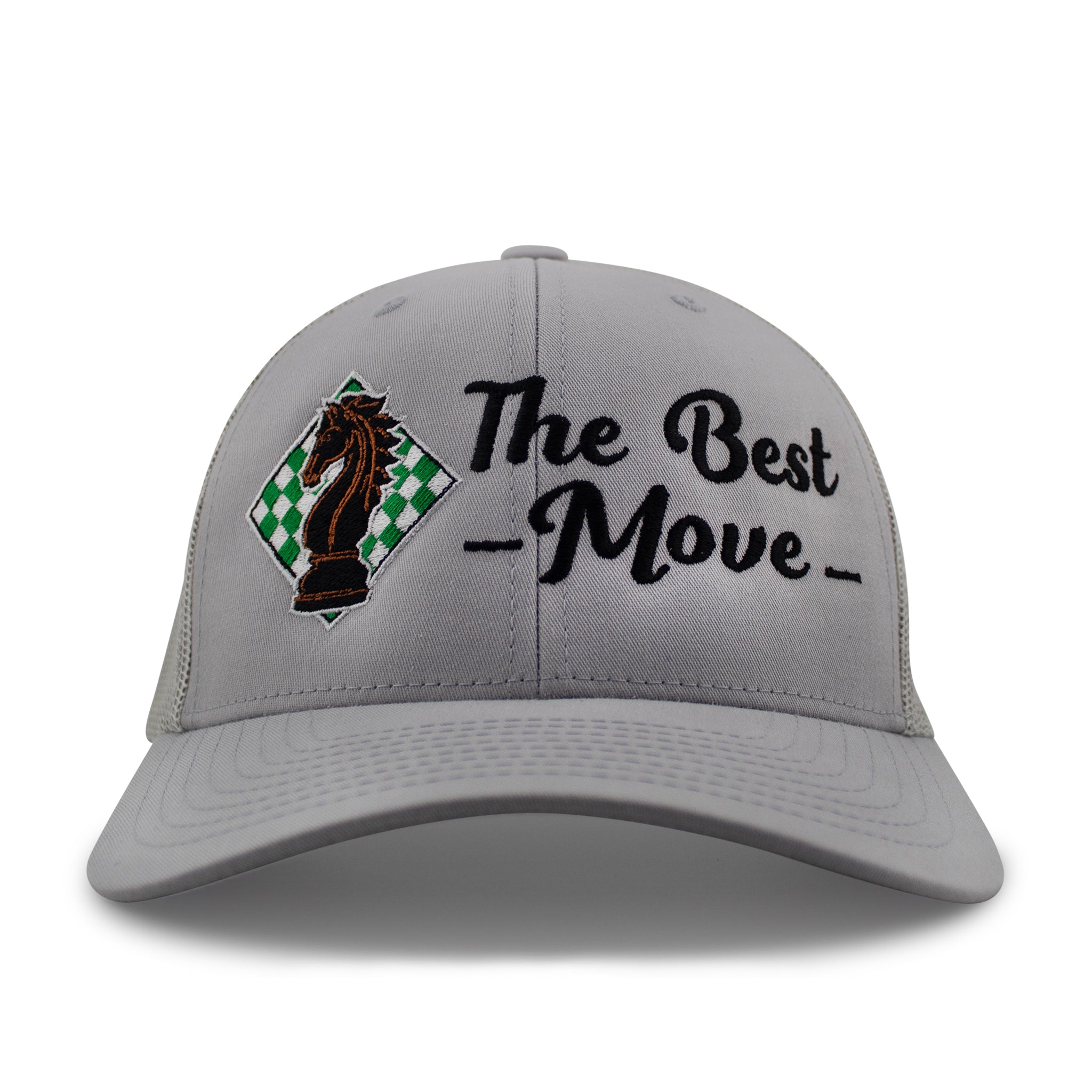 Retro 6 Panel Trucker Silver