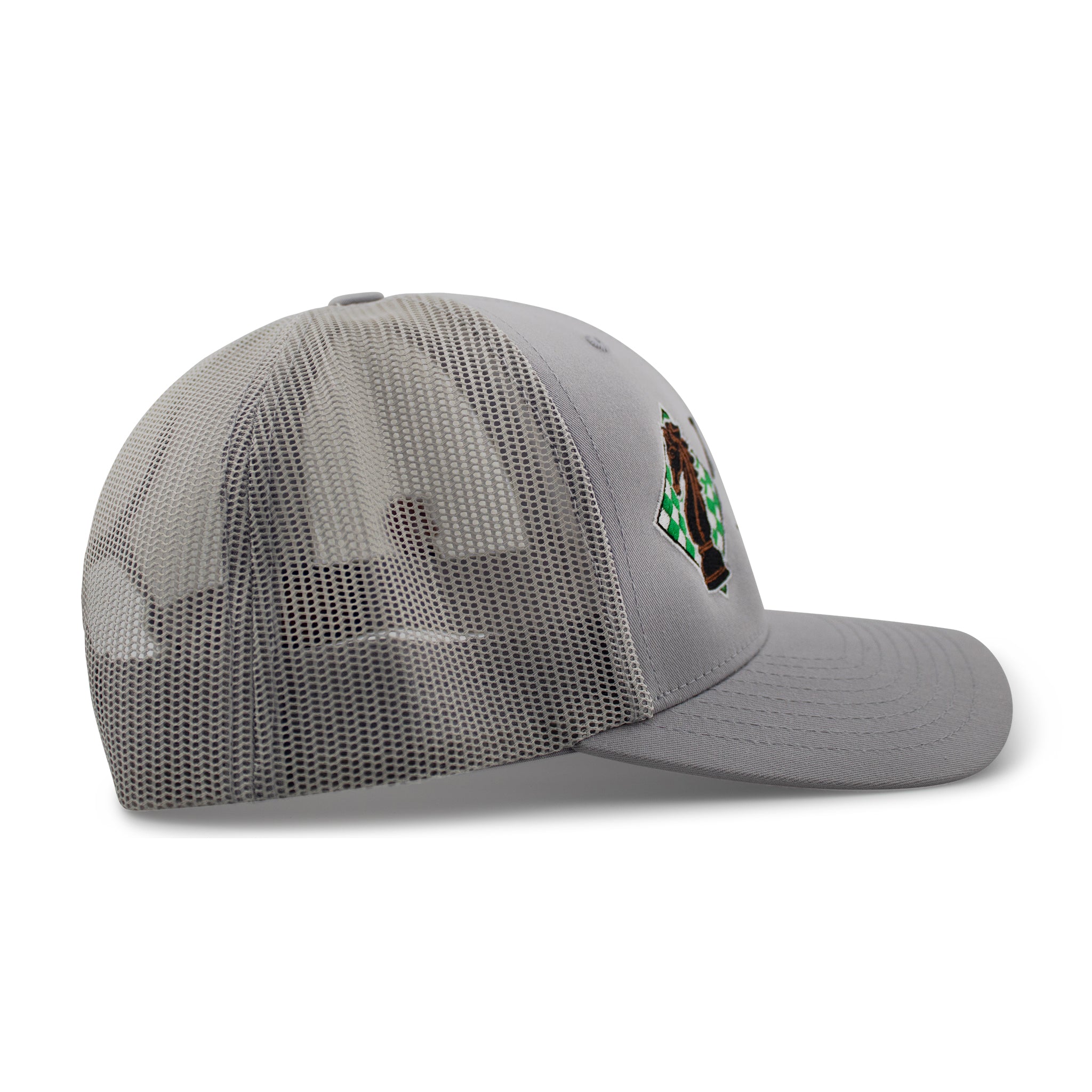 Retro 6 Panel Trucker Silver